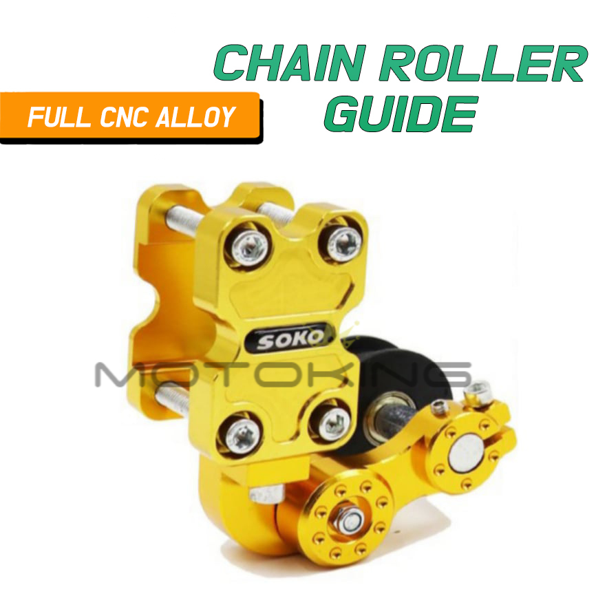M King⭐CHAIN ROLLER GUIDE FULL CNC ALLOY For Motorcycle Universal
