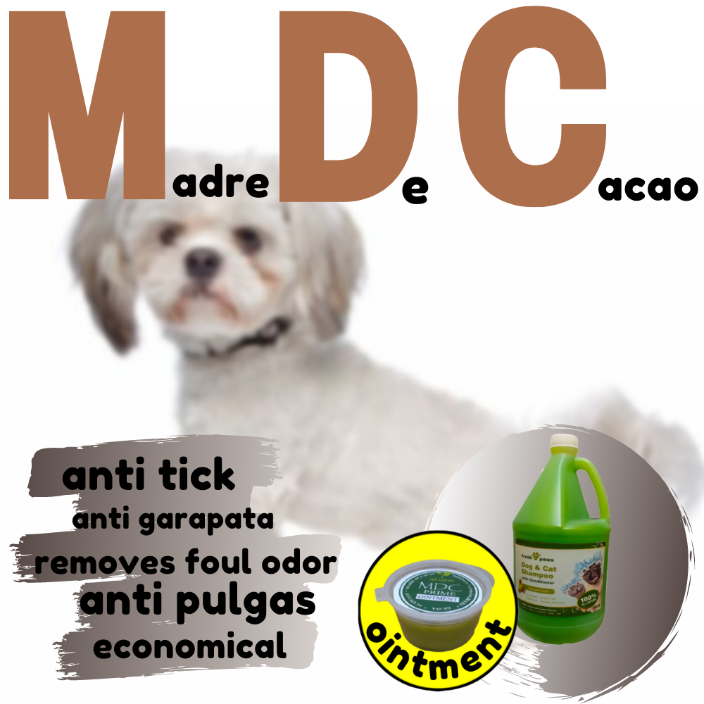Citronella Scent Dog Shampoo with Madre De Cacao and Dog Ointment quick