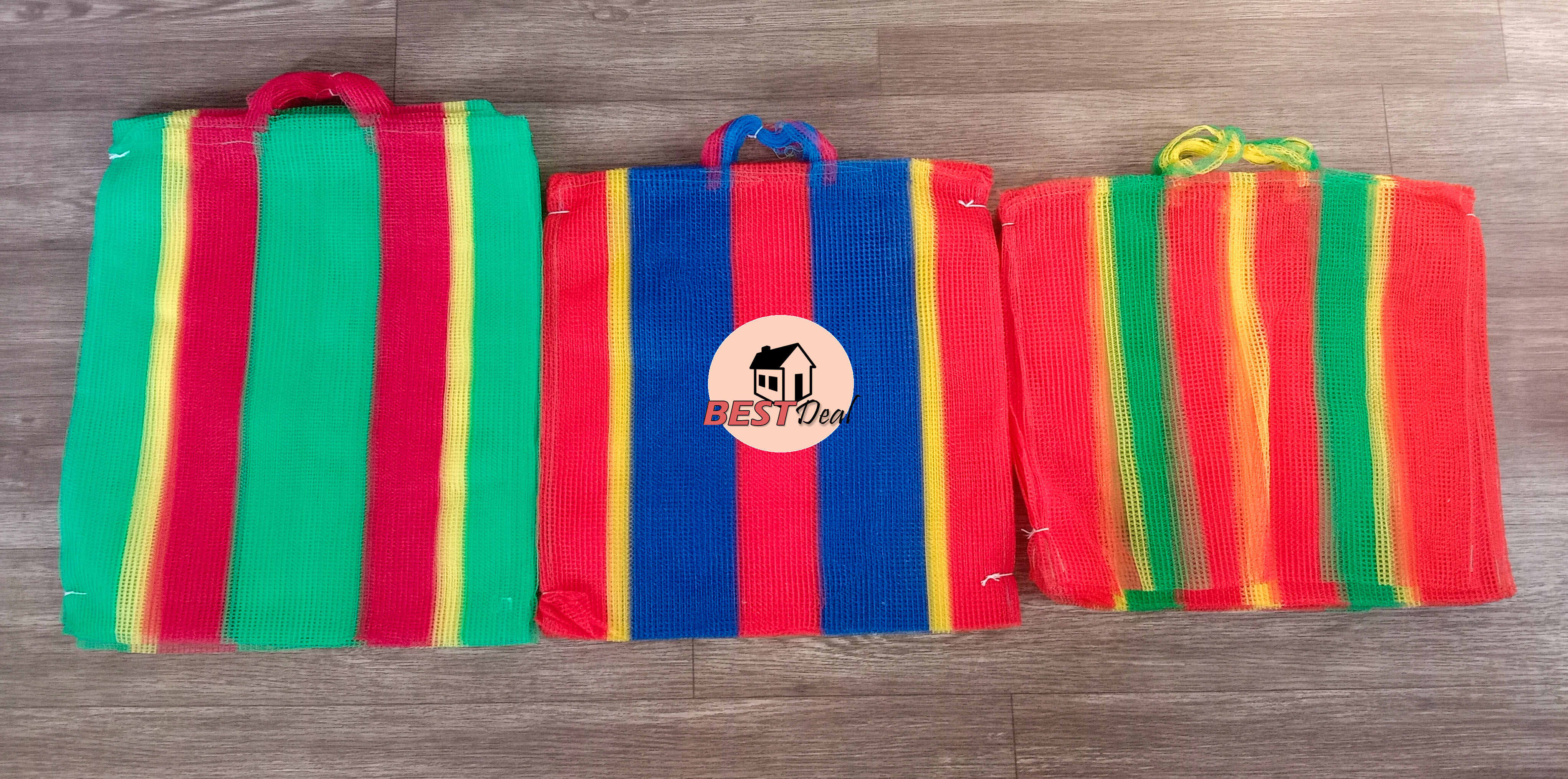 10 PCS PER BUNDLE Net Bag (M, L, Jumbo) Striped Design REUSABLE Sold