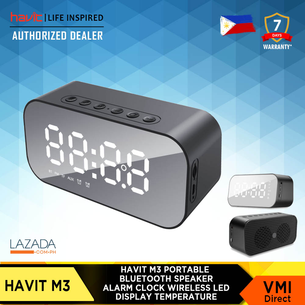wireless speaker alarm clock