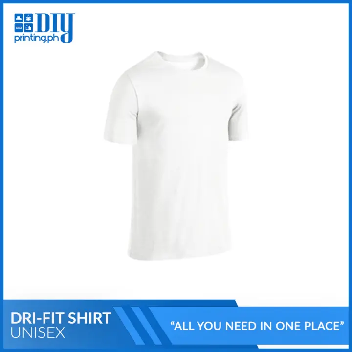 plain white dri fit t shirt