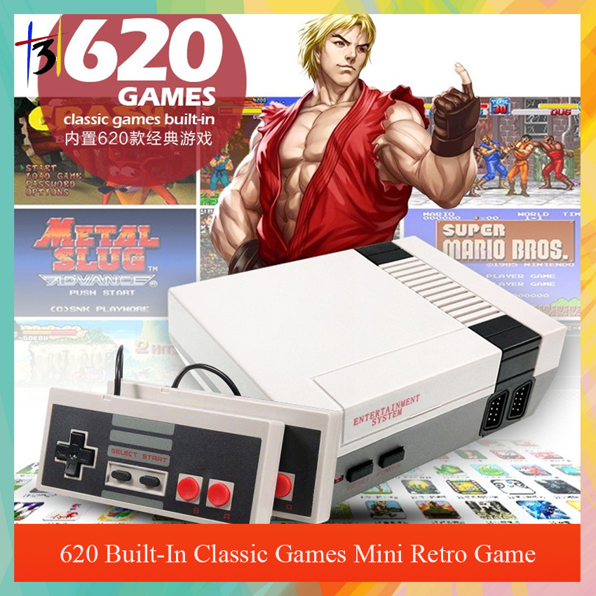 Mini Retro Game 620 Built In Classic Games 2 Player Mini Game Anniversary Edition Entertainment System Lazada Ph