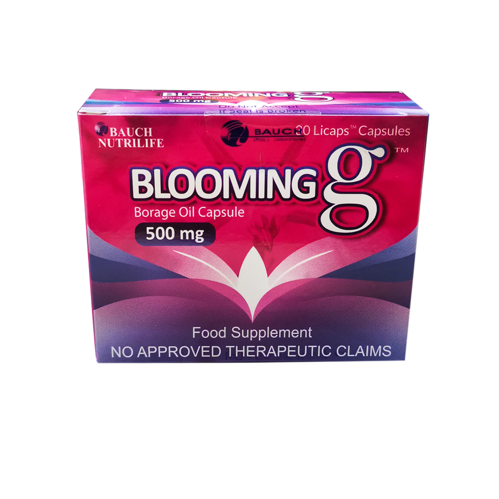 Blooming G (Borage Oil) 500mg Lazada PH