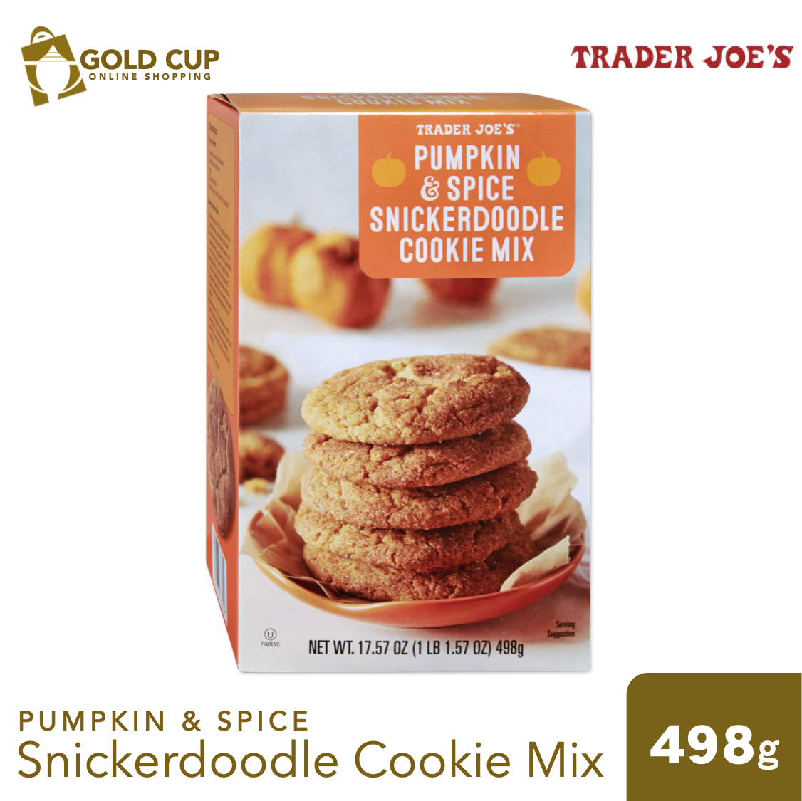 Trader Joe's Pumpkin Spice Snickerdoodle Cookie Mix 498g Lazada PH
