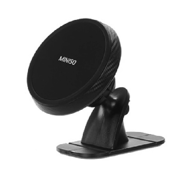 Miniso Car Phone Holder Dashboard Dash Mount Cell Phone Holder with Adhesive Bendable