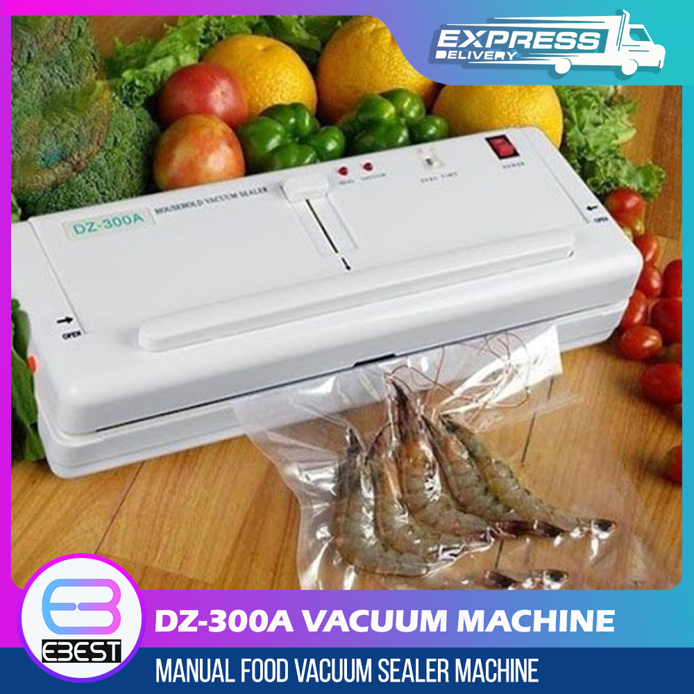 Food Vacuum Sealer Machine DZ300A Manual Vacuum & Sealing Seal Machine Lazada PH