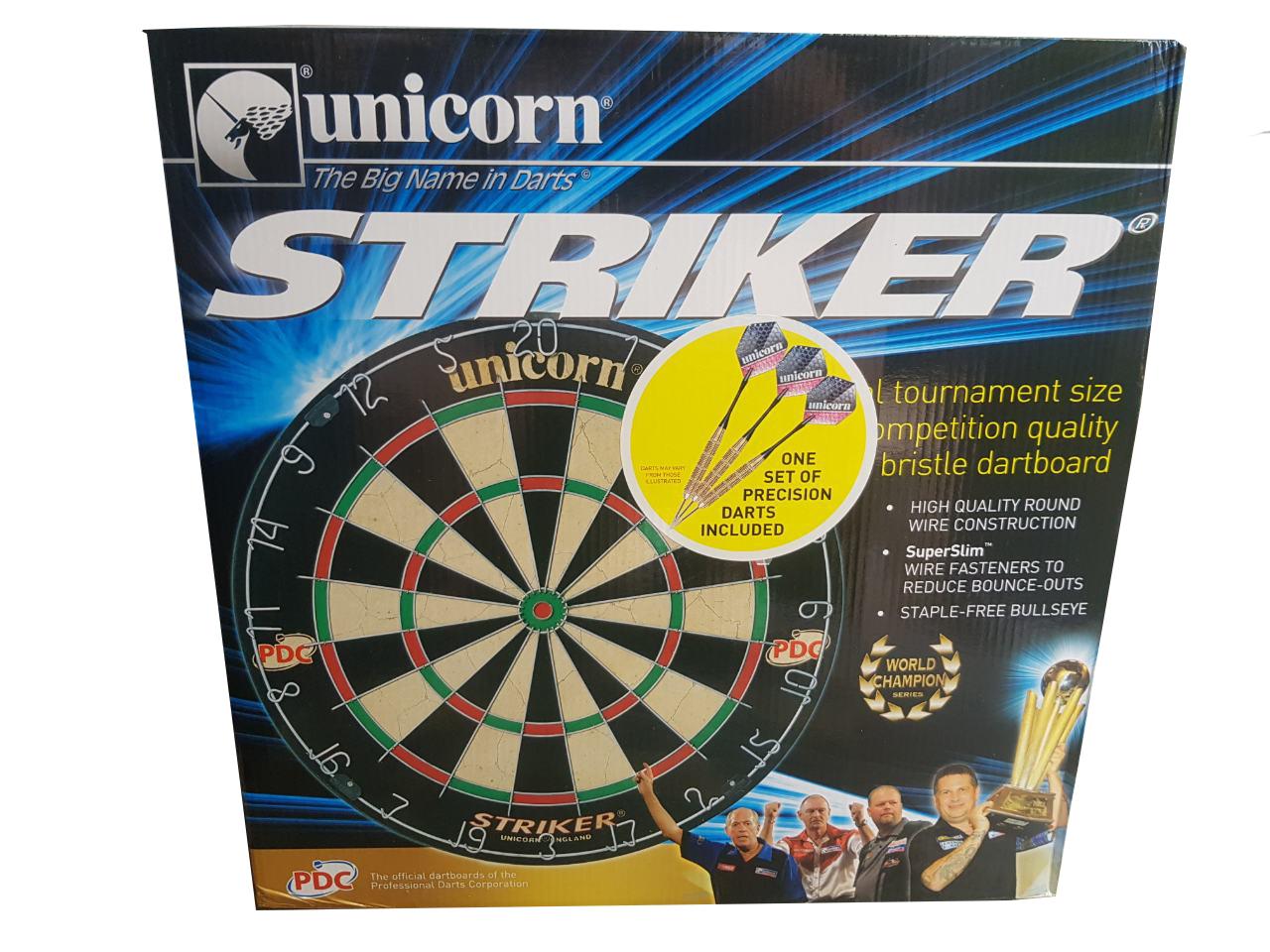 Unicorn Striker Bristle Dartboard with Dart Set Lazada PH