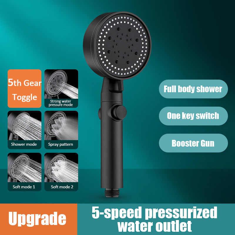 The Upgraded Five-speed Turbocharged Shower Head Shower Set Is Suitable ...