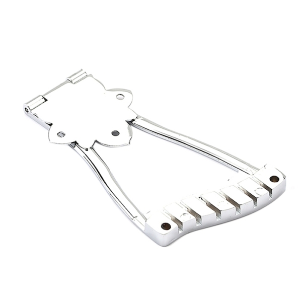 6 Strings Jazz Guitar Bridge Trapeze Tailpiece for Hollow Body Archtop Guitar Accessories