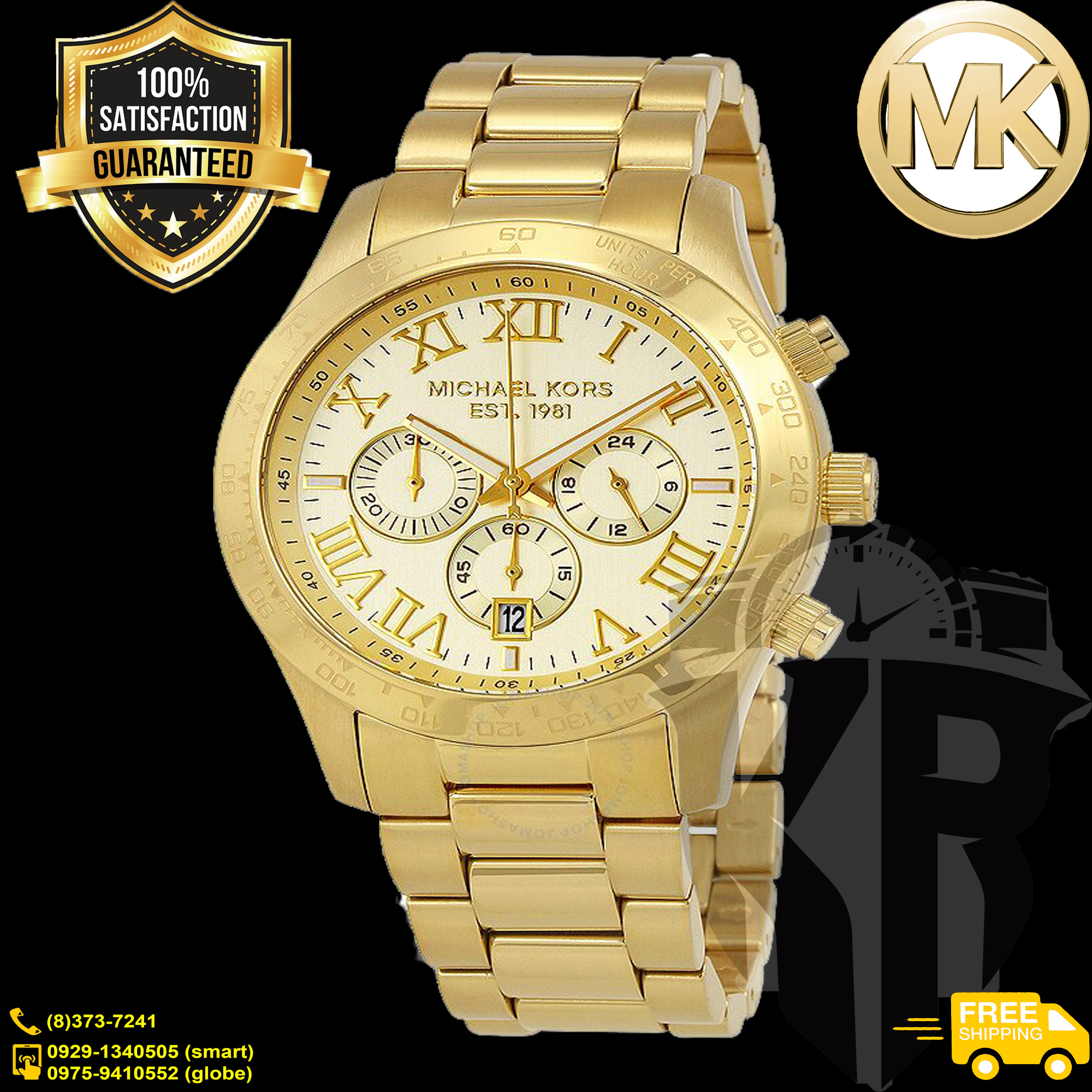 Michael Kors Men's Layton Gold-Tone 