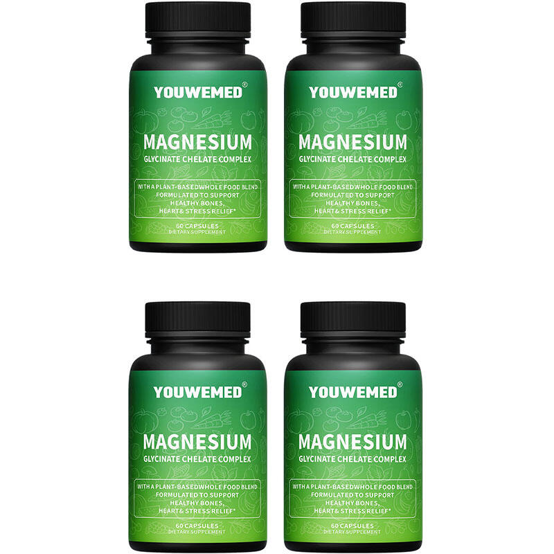 Magnesium Glycinate, Sleep,Support Stress Management,Relaxation,Brain Health,Heart Health, 60