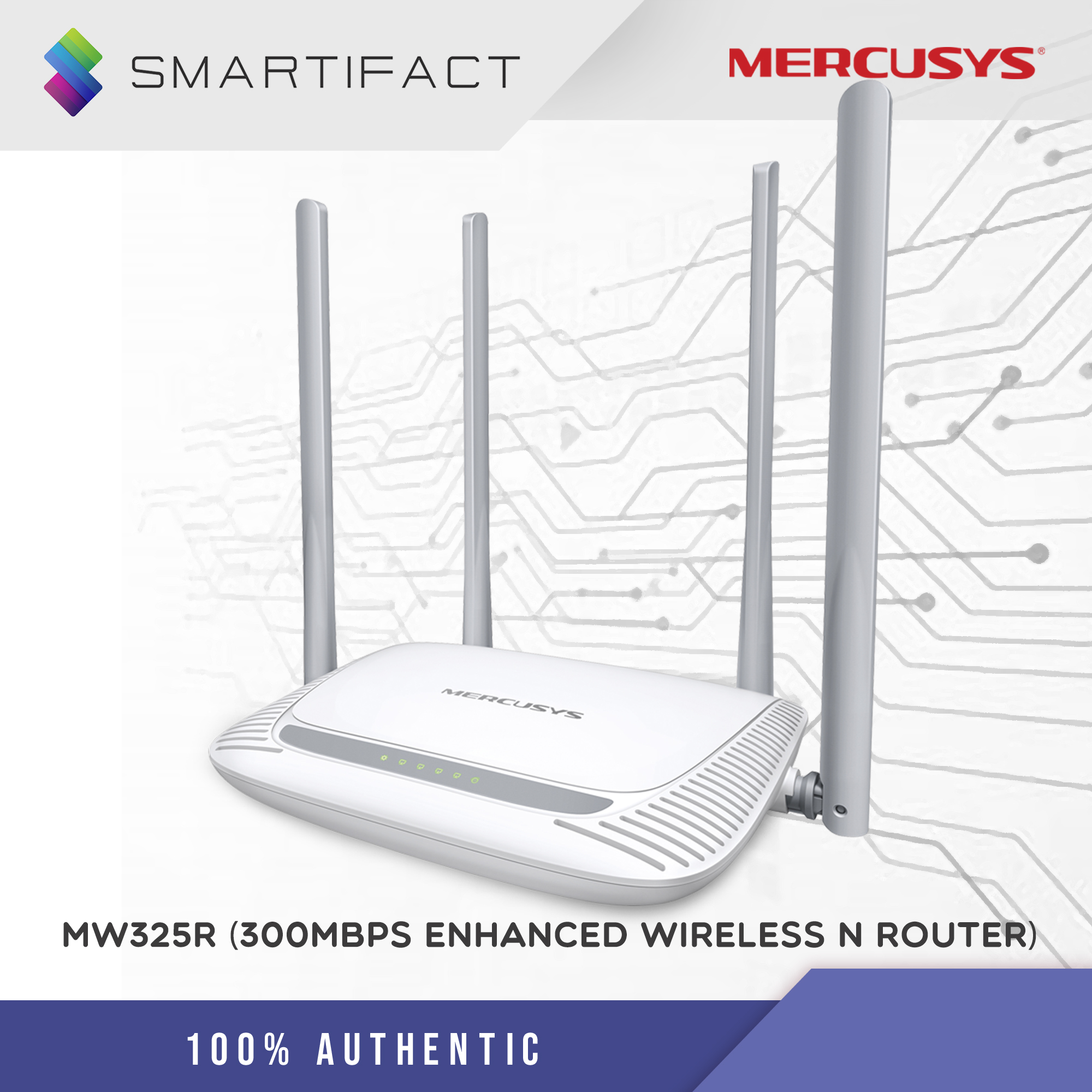 Tp Link Mercusys Mw325r 300mbps Enhanced Wireless N Router Four 5dbi Antennas Up To 500m2 Of Wireless Coverage Lazada Ph