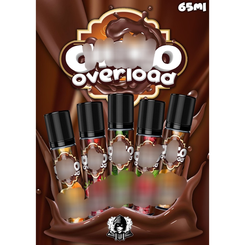 Choco Overload Juice E Liquid 65ml 3mg Low Strength High VG Legit