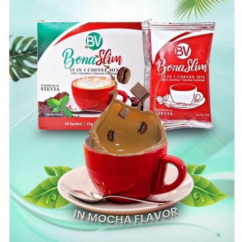 Bona Vita Choco ! BONA Coffee ! BONA SLIM Drink Mix 10 sachets | Lazada PH