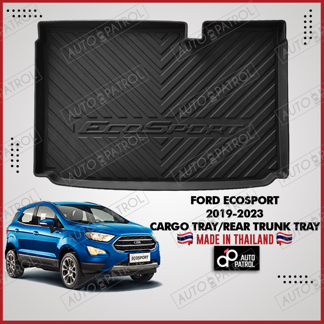 Ford EcoSport / Eco Sport 20192023 Rear Trunk Tray or Cargo Tray