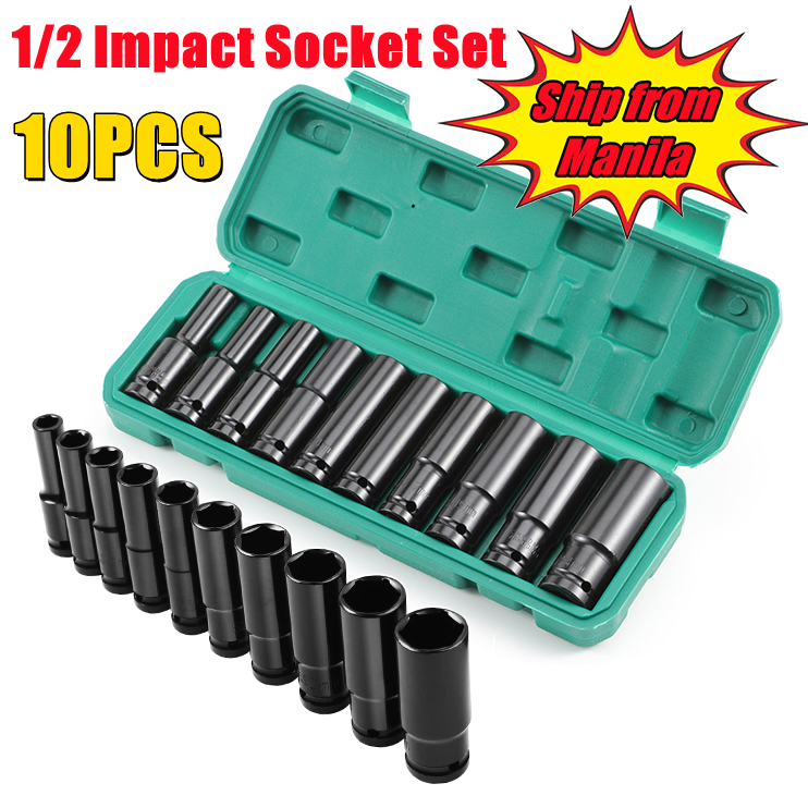 impact wrench socket set deep socket wrench set deep socket 1/2 Drive