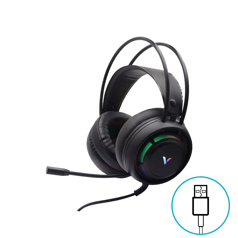 Rapoo VH360 Black USB Gaming Headset | EJDalanon Enterprise | Lazada PH