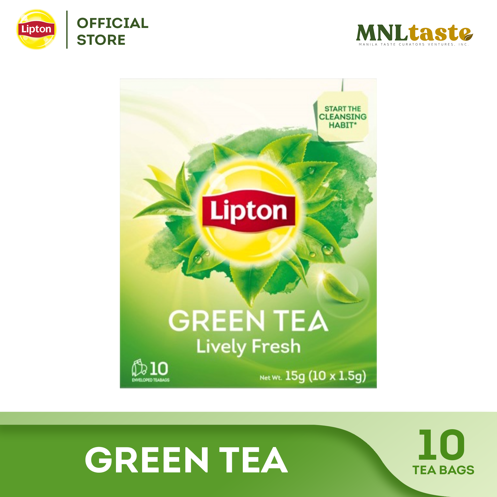 Lipton Green Tea Bags Honey - 20 CT | Green | Superlo Foods