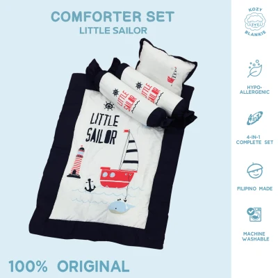 Kozy Blankie Little Sailor Comforter Set (NEW)