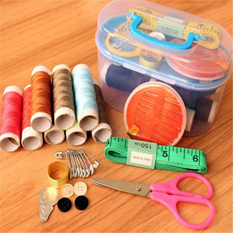 10 in1 Sewing Kit Box Set Small Household Sewing Tools Portable Sewing ...