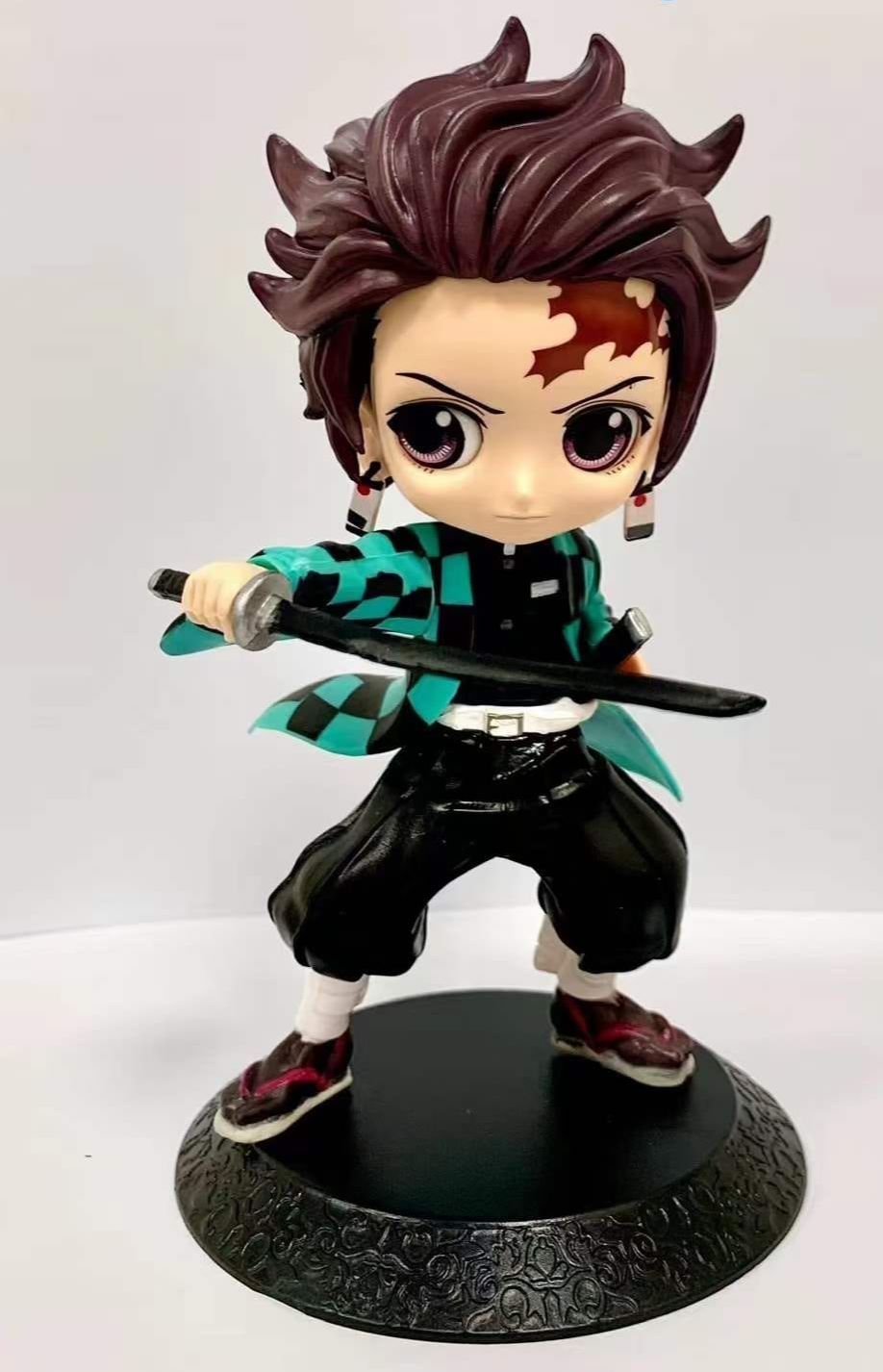 Demon Slayer Figura Anime, Kimetsu No Yaiba Desenhos Animados, Nezuko,  Tanjirou, Zenitsu, Inosuke, Shinobu, Estatueta Miritsu, Brinquedo De Boneca  Decorativa