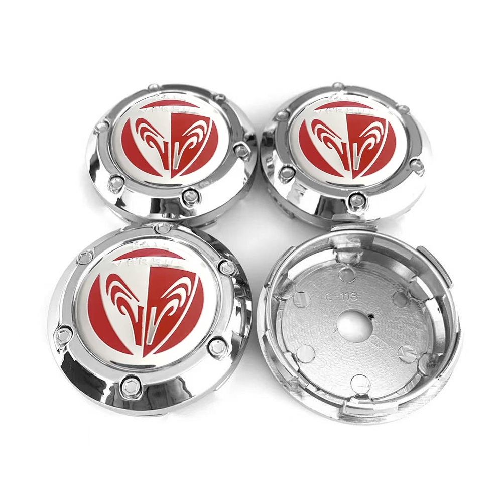 4X 66mm RAYS Versus Nabendeckel Radkappen