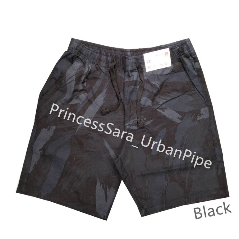 Men Printed Drawsting Shorts High 