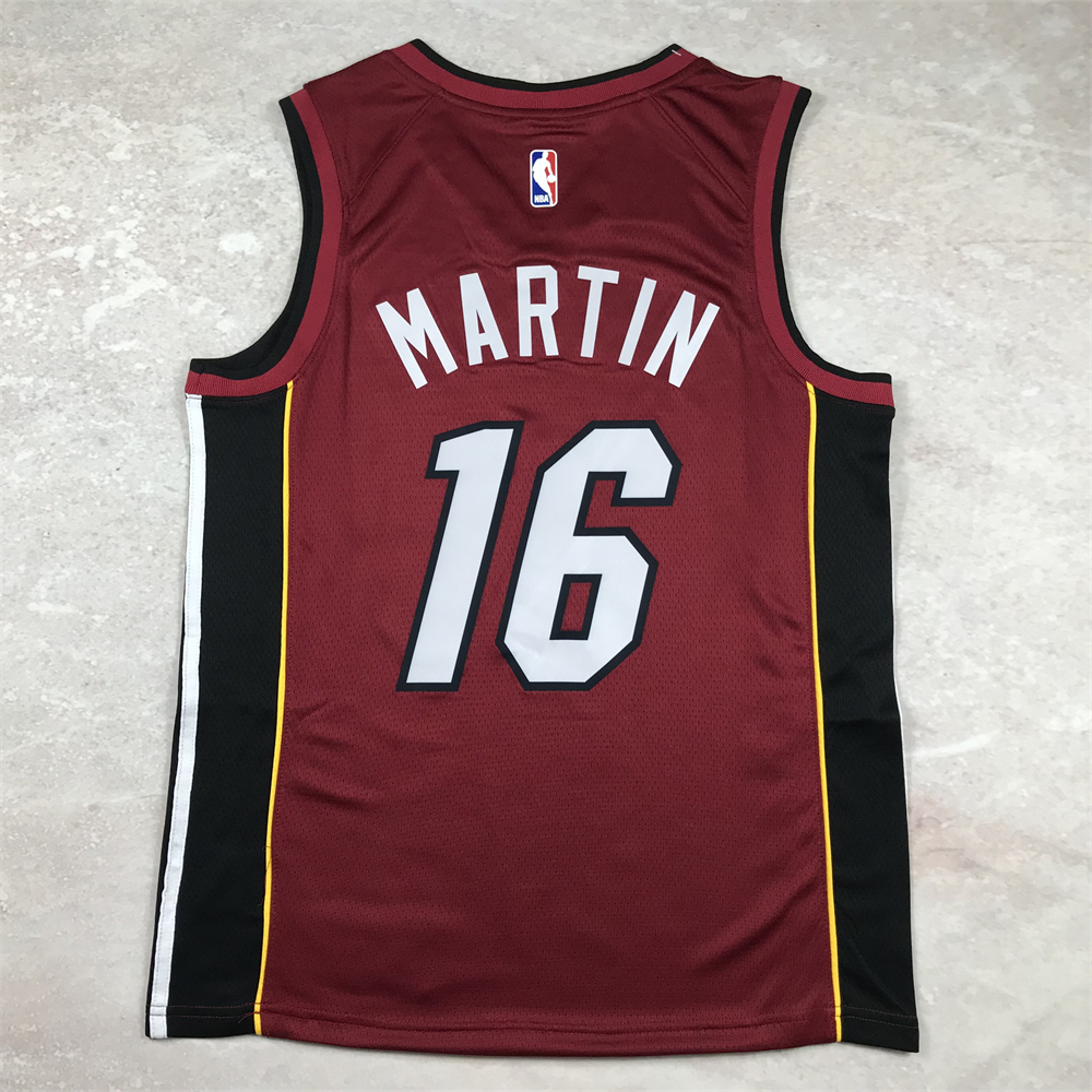 Caleb Martin Signed Throwback Miami Heat Jersey Size L In Person JSA  CERTIFIED