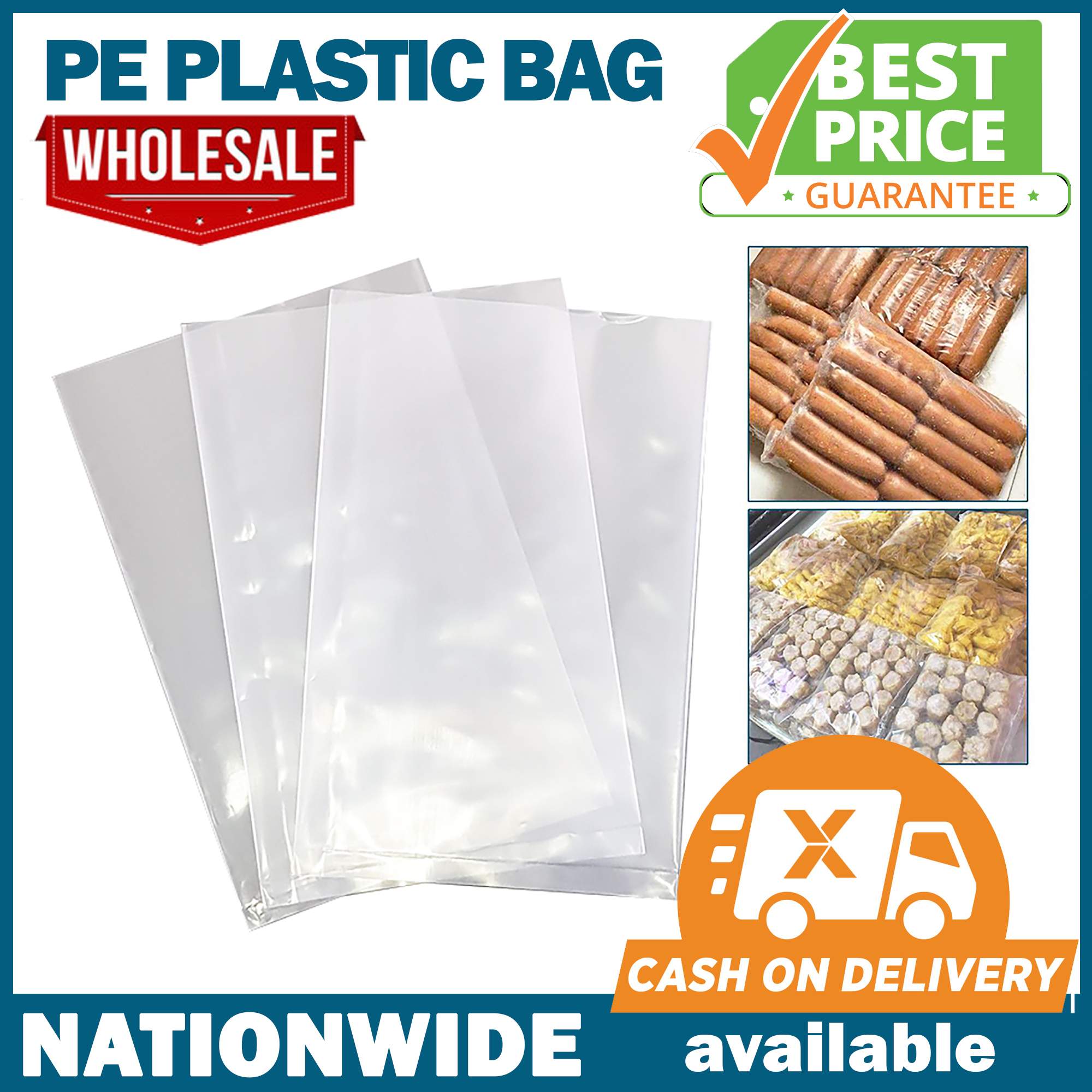 Wholesale High Clear Stand up Plastic Zip Lock Bags Transparent Food Meat  Coffee Powder Vegetables Fridge Fresh Storage Pouches - AliExpress