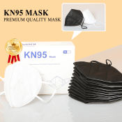 Face Mask KN95 Mouth Mask 5-Layers Masks Anti-Dust Filtration Respirator Breathable Reusable Mask