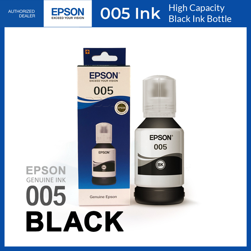 Epson 005 Ink Pigment Black Brand New Original High Capacity Epson Ink Bottle 120ml for Epson