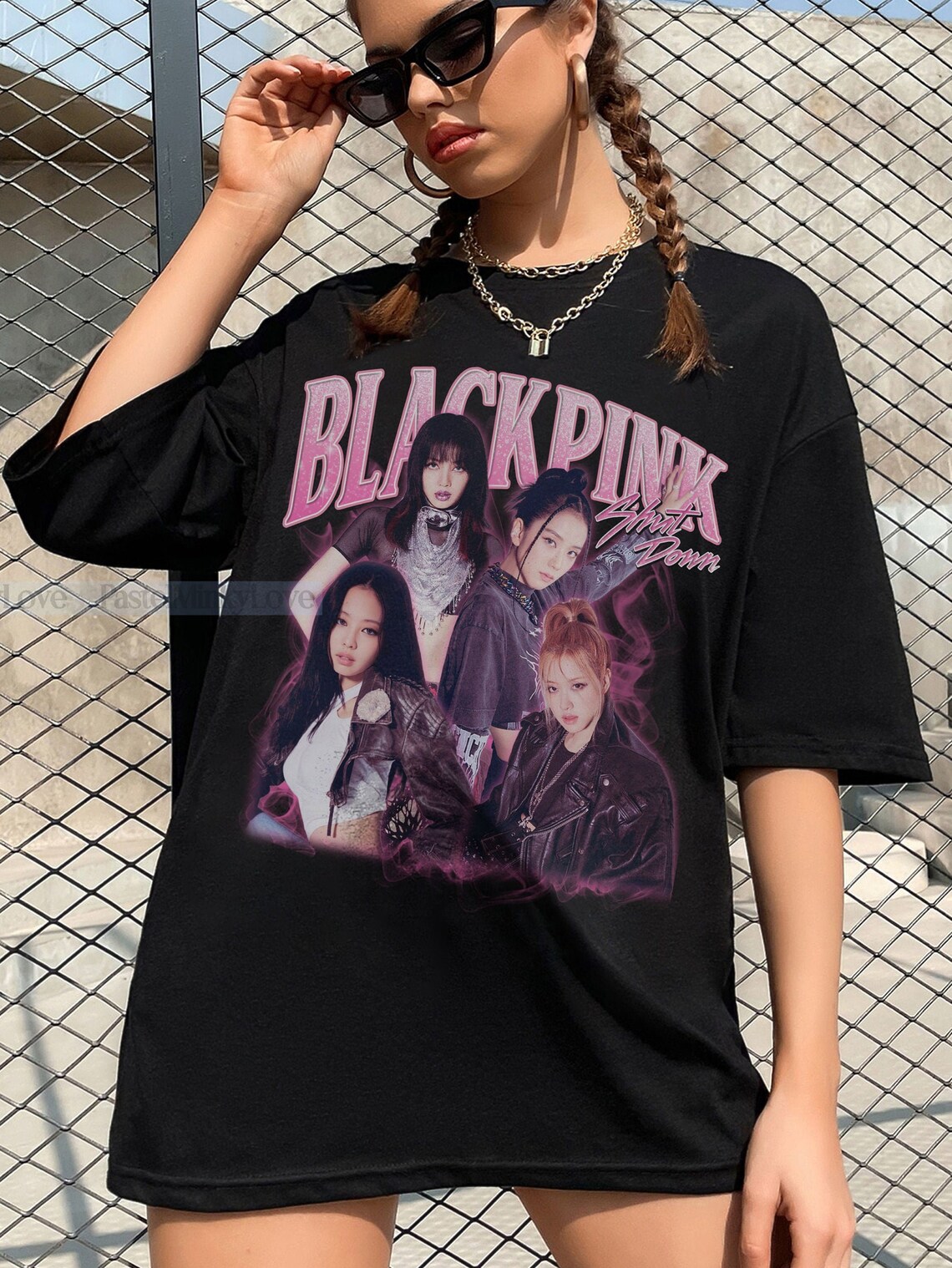 BLACKPINK フォトTシャツ Shut Down S www.sudouestprimeurs.fr