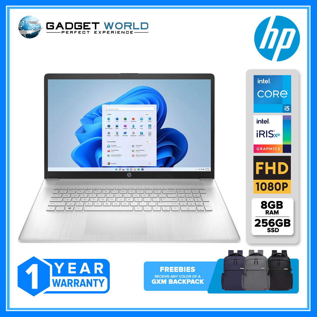HP 17.3" 11th Gen Intel i5 1135G7 4Core 8GB RAM / 255GB SSD Intel