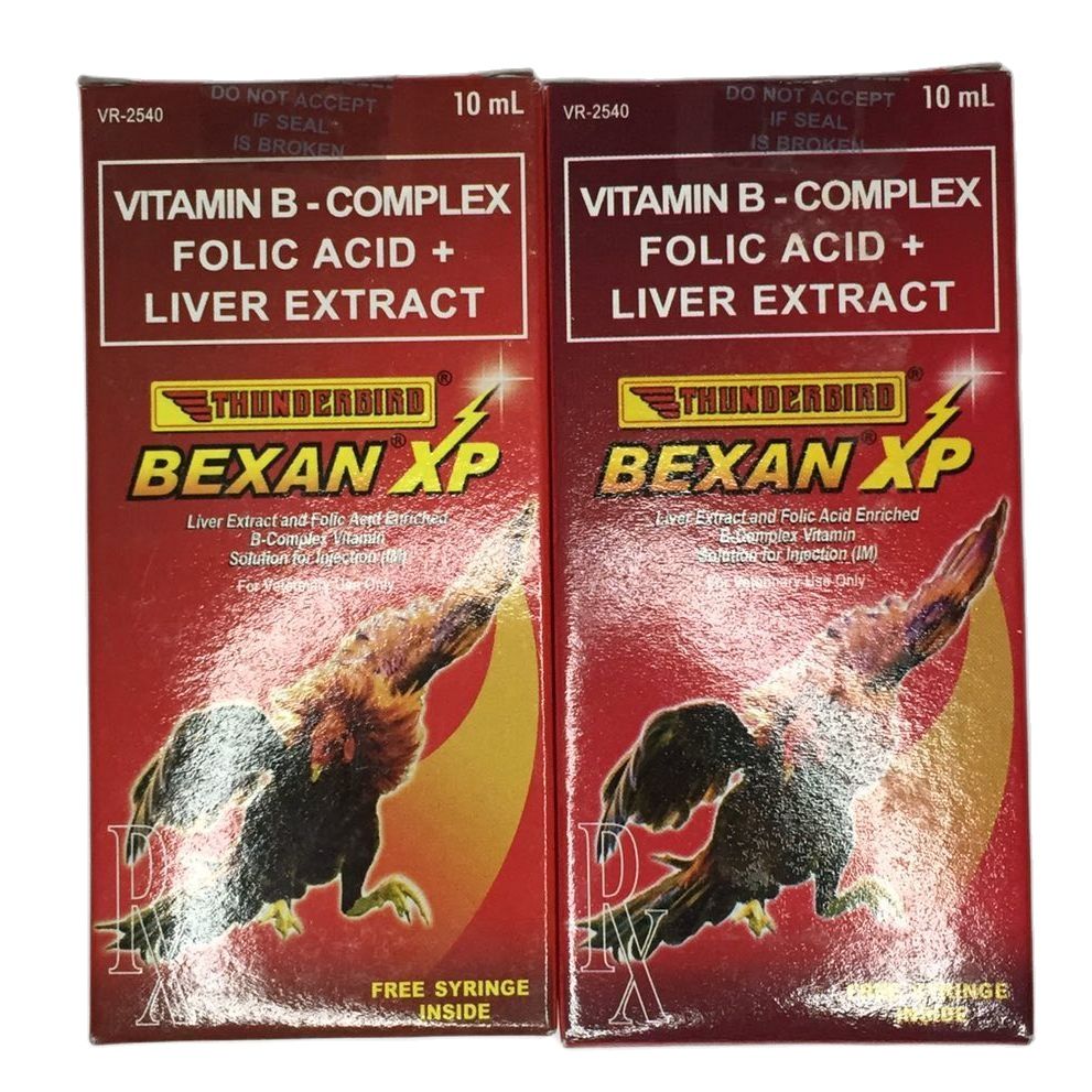 [SOUTH VET 2] 1box (10ml) ThunderBird Bexan XP for Gamefowl / Manok ...