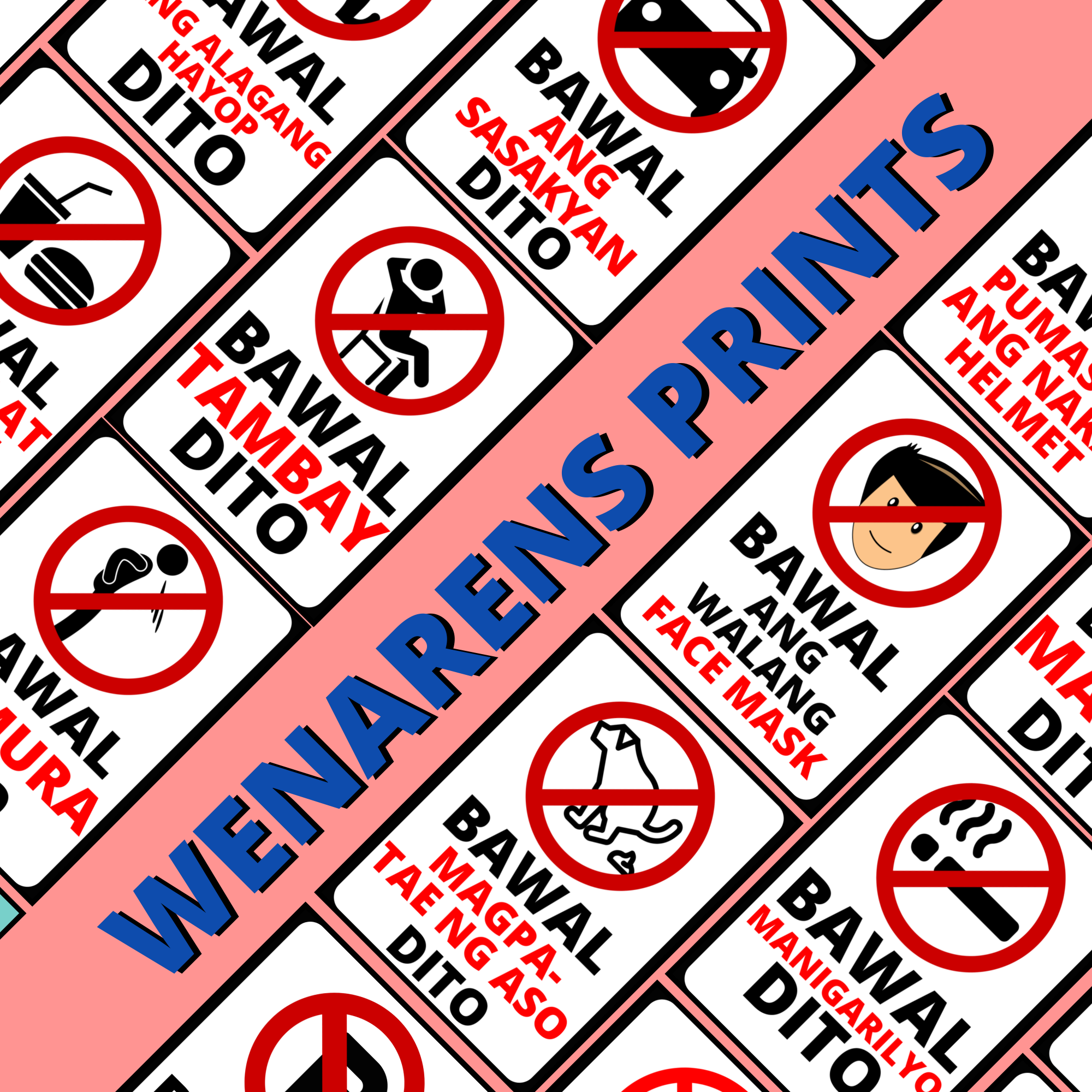 Tagalog Warning Signs
