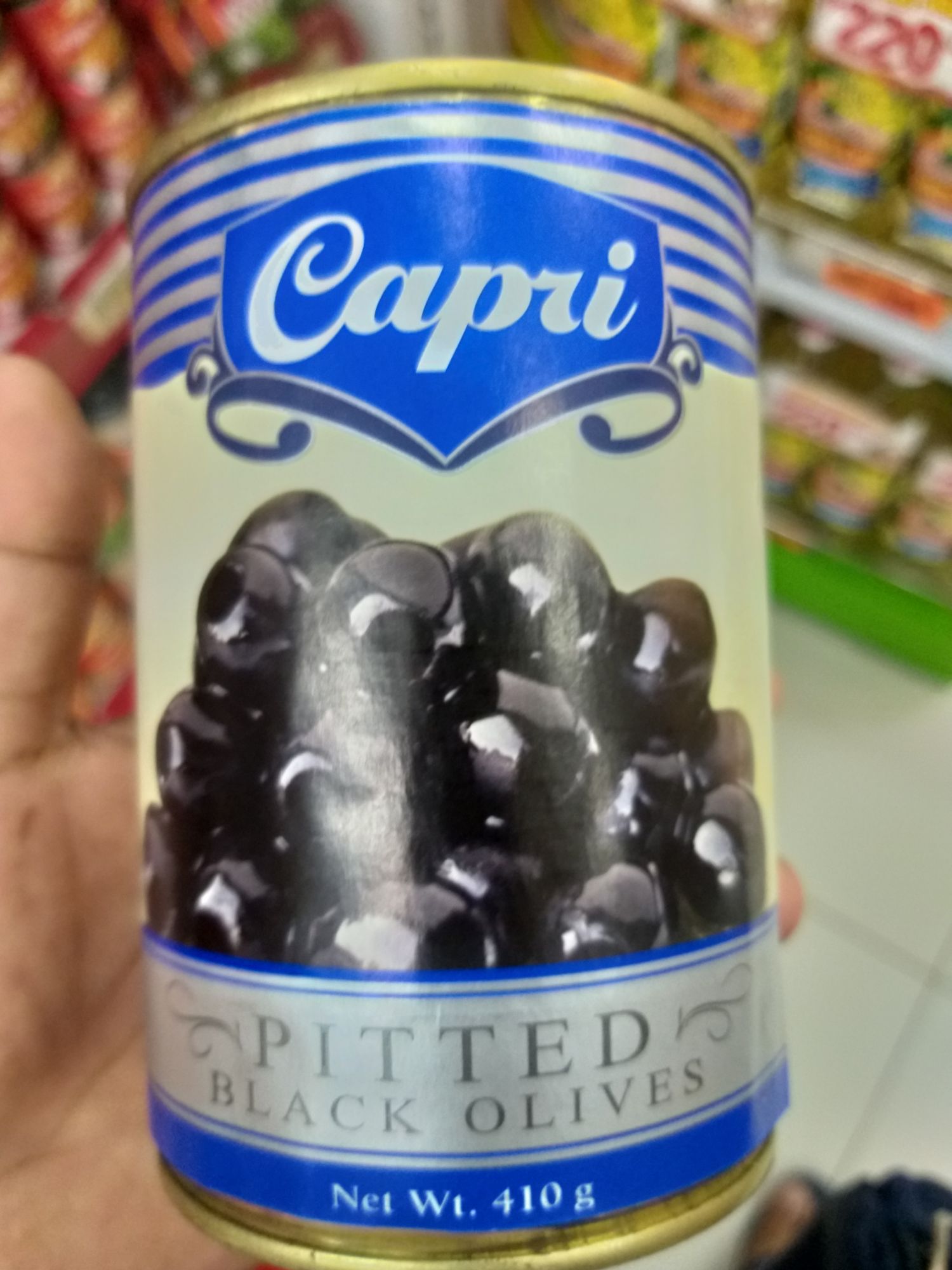 CAPRI PITTED BLACK OLIVES (410g.) Lazada PH