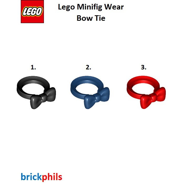 Lego Minifig Wear 27151 Bow Tie Authentic Lego Accessories