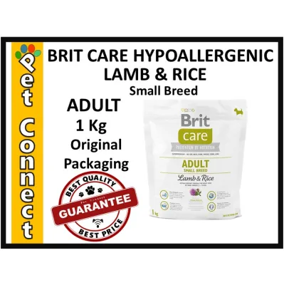 BRIT Care Lamb & Rice Small Breed ADULT 1Kg Hypoallergenic Dog Food