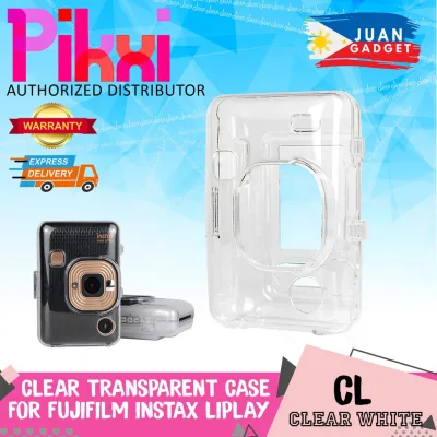 HOT Pikxi CL01 Fujifilm Instax LiPlay Instant Camera Clear Transparent Case White