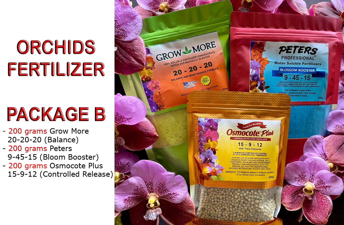 Orchids Fertilizer, Grow More Peters Osmocote Plus Lazada PH