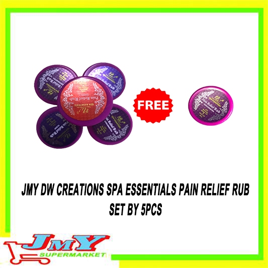 JMY DW MINI CREATIONS SPA ESSENTIALS PAIN RELIEF RUB DNW-1487 10G