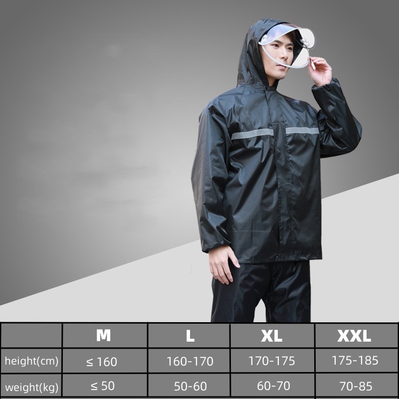 raincoat for motorcycle rider waterproof for men heavy duty rainsuit ...