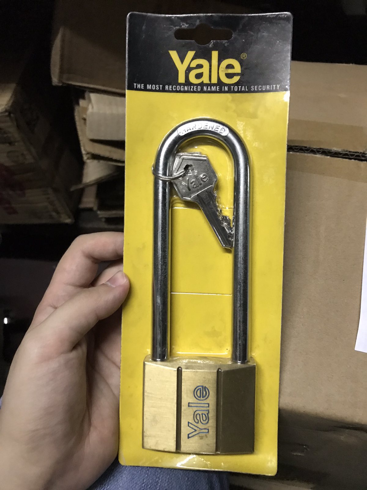 Yale Brass Padlock Long Shackle 60mm model V140.60 LS 120 Lazada PH