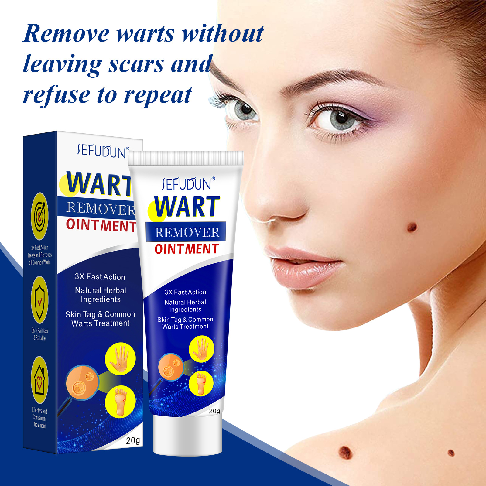 Original Warts Magic Removal Cream Wart Ointment Warts Remover Skin Sefudun Remover Skin Growth