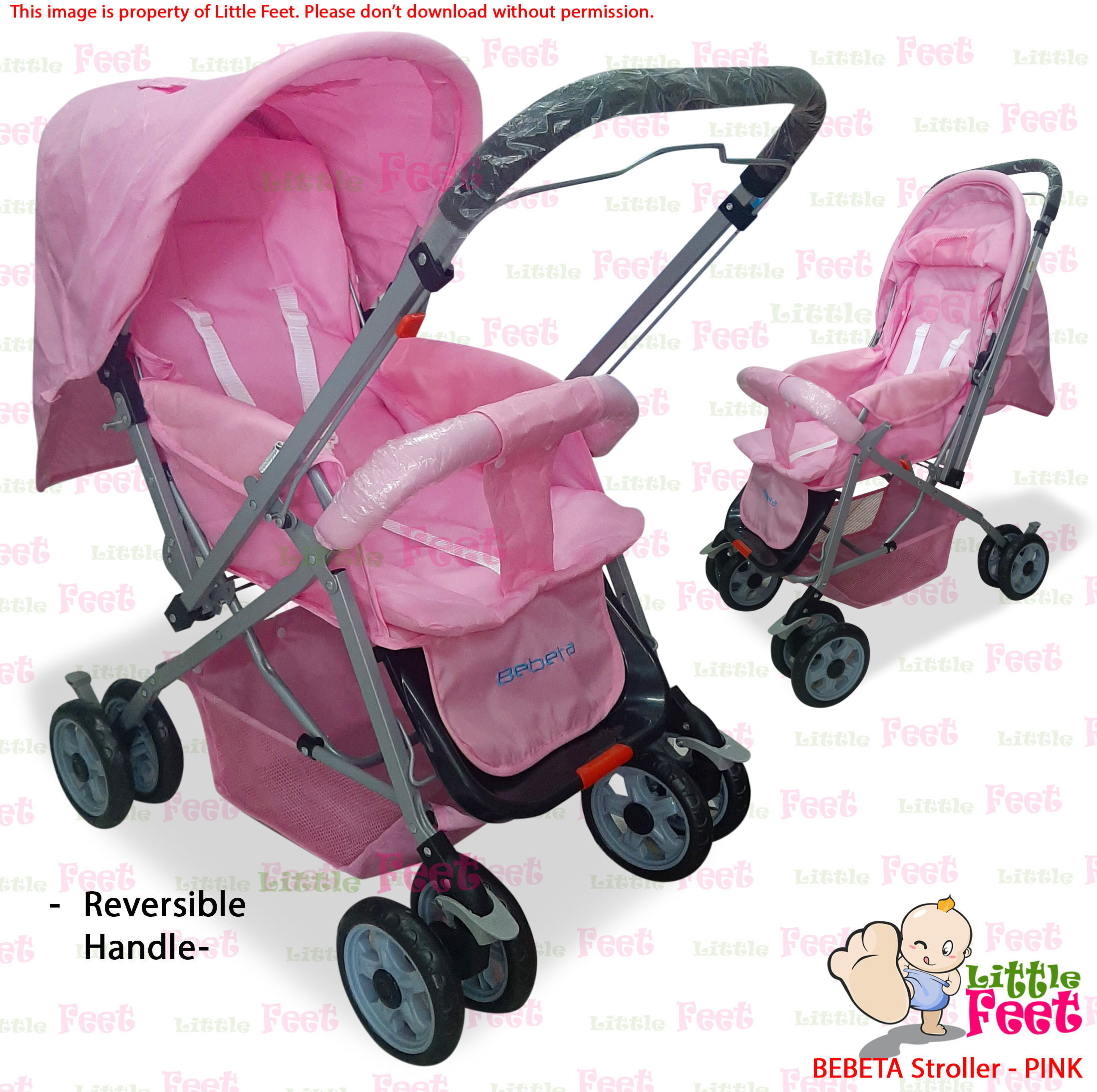 bebeta stroller pink