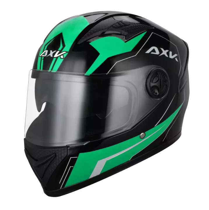 AXK Helmet full face dual visor Antiglare Road racing helmet high