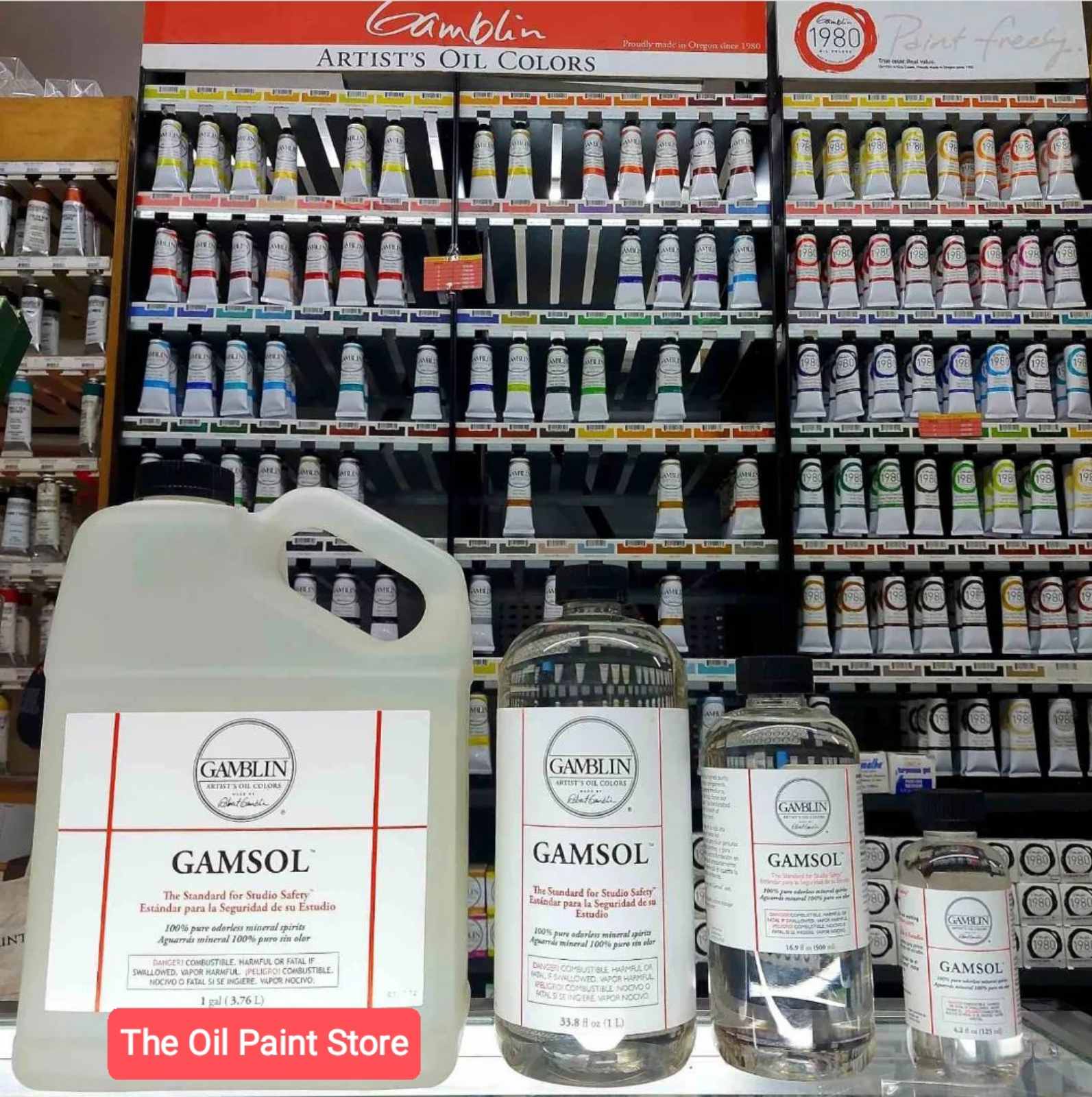 Gamblin Gamsol - Odorless Mineral Spirit 3.76L/1Gal