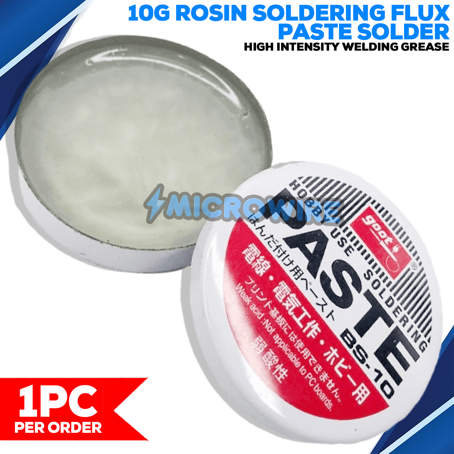 (Original) 10g Rosin Soldering Flux Paste Solder High Intensity Welding