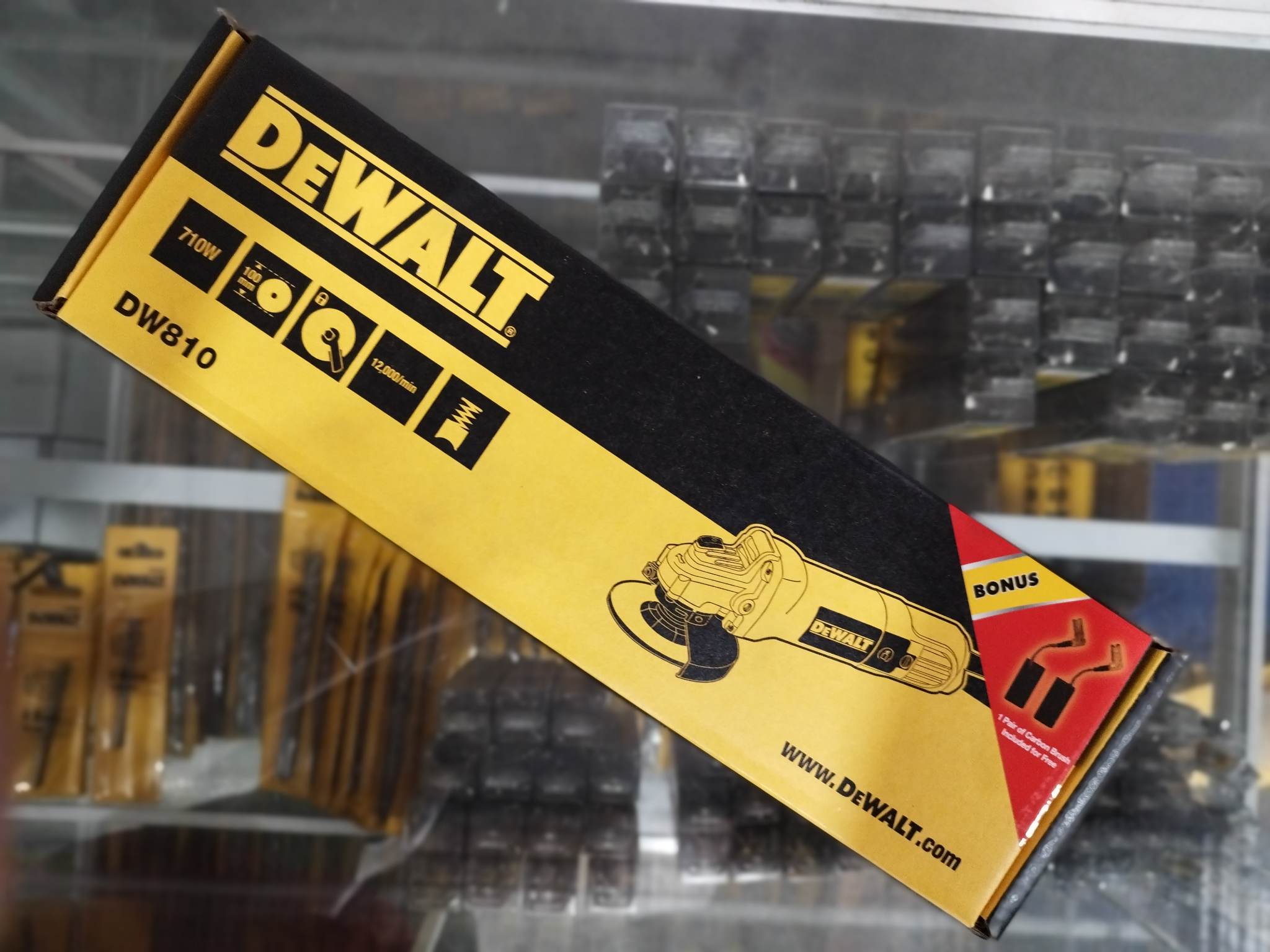 DEWALT DW810 100MM 710W TOGGLE SWITCH SMALL ANGLE GRINDER (Tien Kim