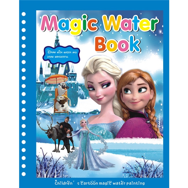 Magic Water Coloring Book 15 X 18,8 Cm, Livre De Coloriage
